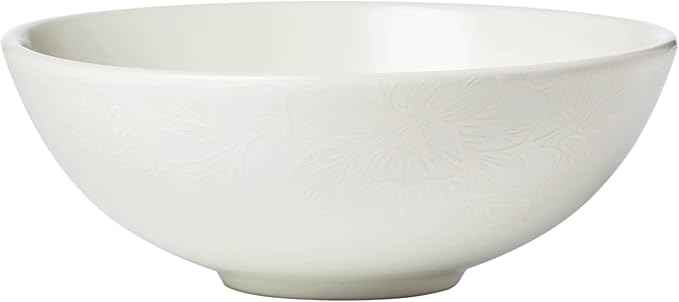 Oneida 897397 Roseto 12-Piece Dinnerware Set, White