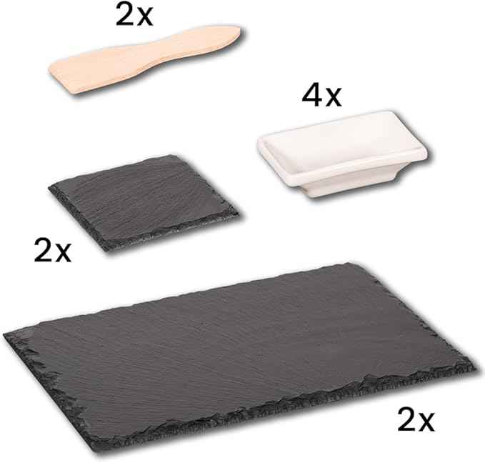 Kesper 38141 Slate slabs, Black