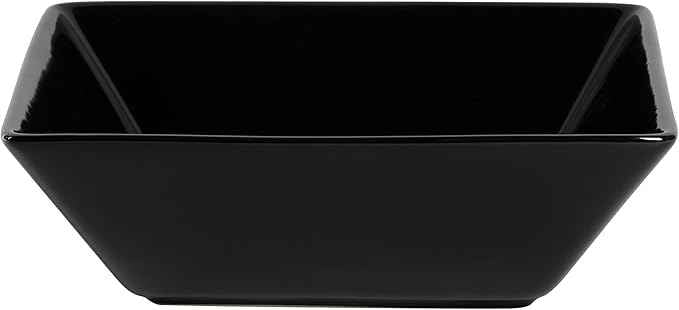 10 Strawberry Street Nova Square 30 pc Dinnerware Set, Black