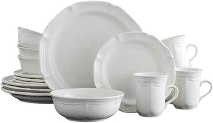 Mikasa French Countryside 16-Piece Dinnerware Set, Service for 4