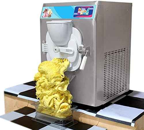 Kolice Commercial ETL Certificate Heavy Duty Countertop Gelato Hard Ice Cream Machine, Sorbettos Maker, Italian Water Ice Cream Machine, Street Food Machine-9-11 gal/hour