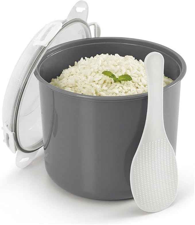 Metaltex Cooker Rice and Cereal, Plastic, Black, Multicolor