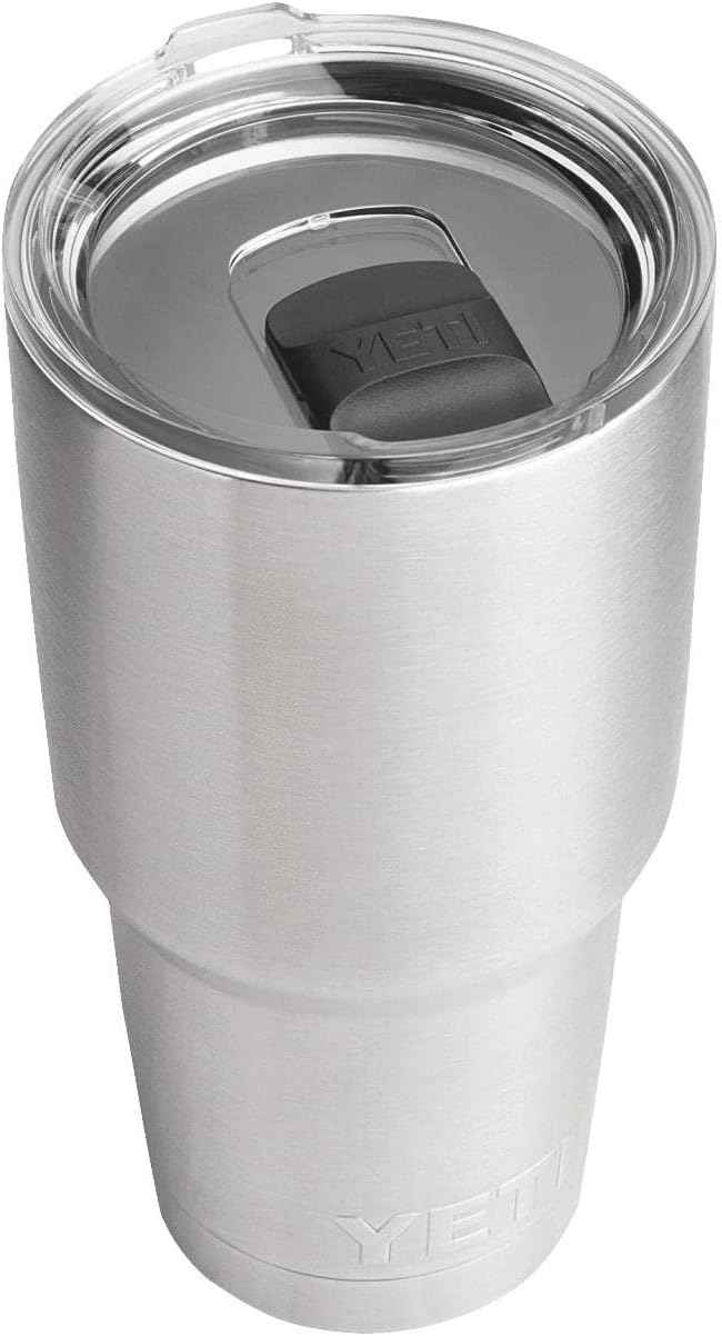 YETI Rambler 30 oz Stainless Steel Vacuum Insulated Tumbler w/MagSlider Lid, Stainless