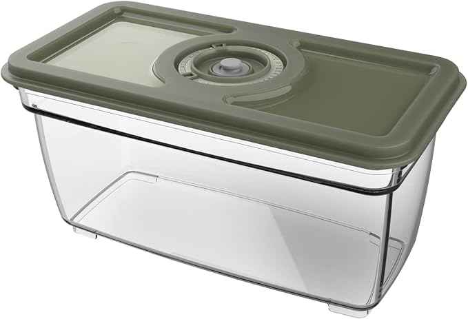 AEG AVFK1+ Fresh Kit+ Vacuum Sealer (Hand Vacuum Pump, 3 Airtight Vacuum Containers with Date Function, Fast Vacuum Food, Preservation of Nutrients, Design, Sustainable, Grey)
