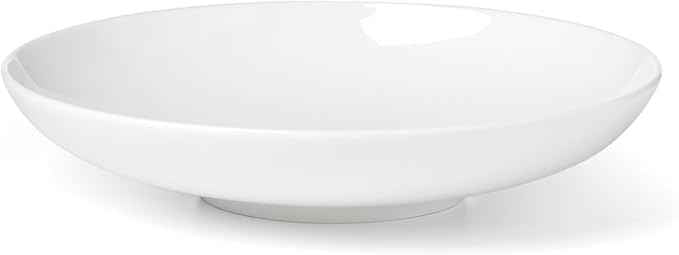 Lenox Dinnerware Set, Studio 1414 Coupe Pasta Bowls, Set of 4, Service For 4, Dishwasher and Microwave Safe, Made of Bone China, Salad Bowl, Pasta Bowl, Home, Kitchen and Dining (White, 4 Pieces)
