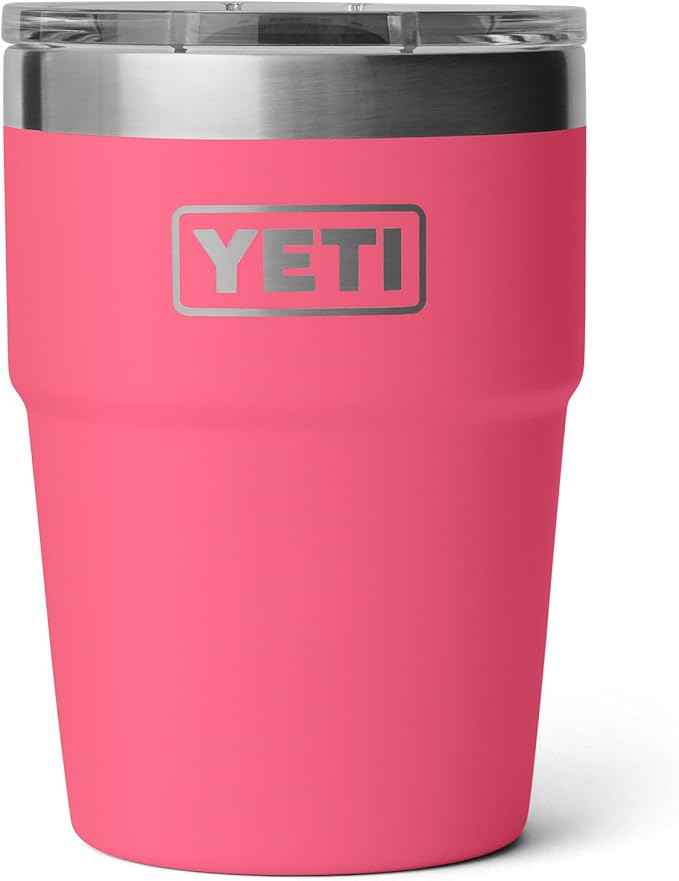 YETI Rambler 16 oz Stackable Tumbler, Vacuum Insulated, Stainless Steel with MagSlider Lid | Stackable, Vacuum Insulated, MagSlider Lid, Stackable, Vacuum Insulated, MagSlider Lid
