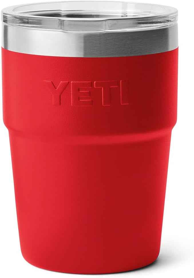 YETI Rambler 16 oz Stackable Tumbler, Vacuum Insulated, Stainless Steel with MagSlider Lid | Stackable, Vacuum Insulated, MagSlider Lid, Stackable, Vacuum Insulated, MagSlider Lid