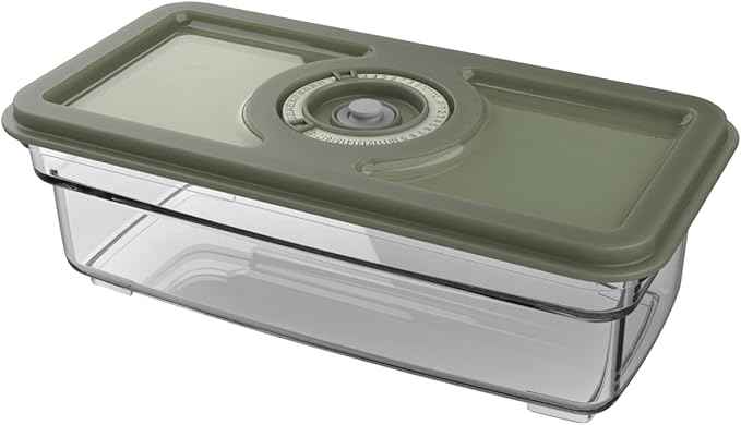AEG AVFK1+ Fresh Kit+ Vacuum Sealer (Hand Vacuum Pump, 3 Airtight Vacuum Containers with Date Function, Fast Vacuum Food, Preservation of Nutrients, Design, Sustainable, Grey)