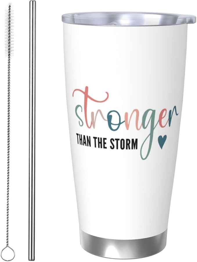 Inspirational Quotes Tumbler, A Positive Gift for Female Friends, Besties, or Colleagues on Christmas,Travel Mug with Double-Walled, 20oz With Lid