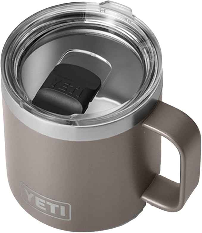 YETI Rambler 14 oz Mug, Vacuum Insulated, Stainless Steel with MagSlider Lid, Stainless | Vacuum Insulated, MagSlider Lid, Stainless
