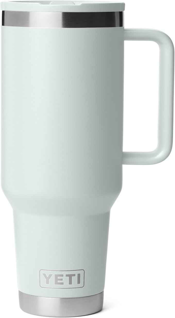 YETI Rambler 40 oz Travel Mug with Flip Straw Lid – Stainless Steel, Vacuum Insulated, Leakproof, Cup Holder Friendly