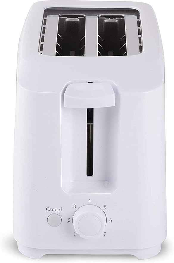Alpina Toaster - 7 uprights - 2 discs - crumb compartment - 700 watt - white