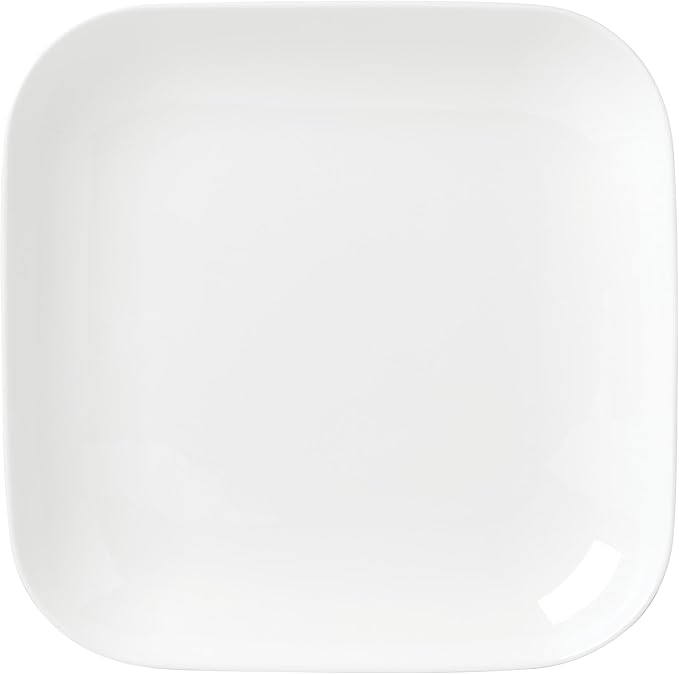 Lenox Dinnerware Set, Studio 1414 Square 12-Piece Set, Service For 4, Bone China Material, Dishwasher & Microwave Safe, Home And Kitchen, Kitchen And Dining, Plates And Bowls Sets (White, 12 Pieces)