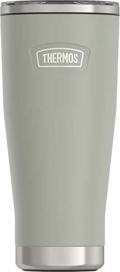 THERMOS ICON SERIES, Stainless Steel Tumbler with Slide Lock, 18 Ounce, River Rock