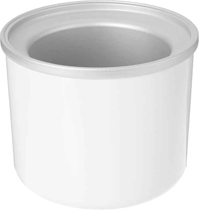 Cuisinart ICE-31RFB Replacement Freezer Bowl for the ICE-31 Ice Cream Maker Series, 1-1/2 quart, White