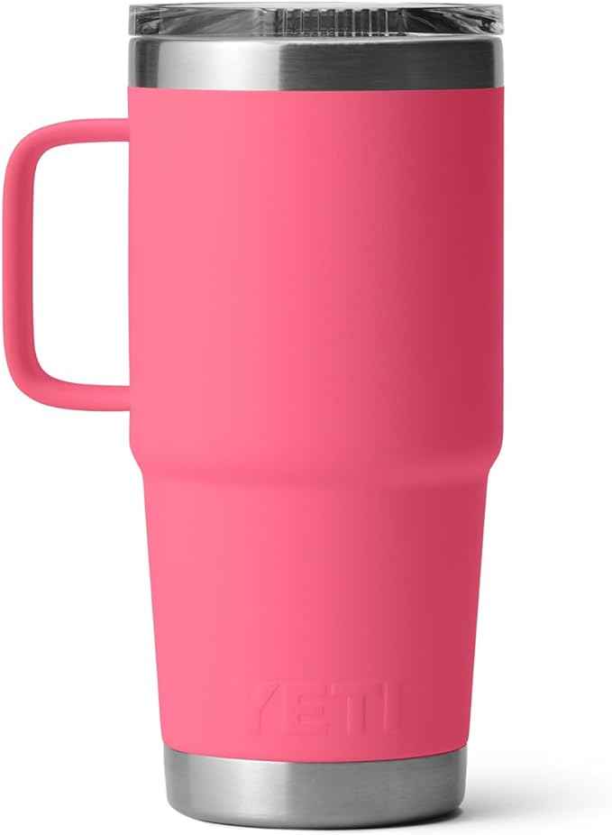 YETI Rambler 20 oz Travel Mug, Stainless Steel, Vacuum Insulated with Stronghold Lid