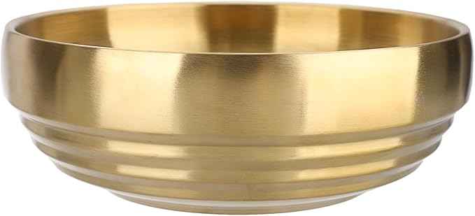 Key Bowl for Entryway Table Decorative Key Dish for Organizing Tabletop Catch All Bowl Gold Fruit Bowls for Kitchen Counter, Coffee Table,7.4 Inches