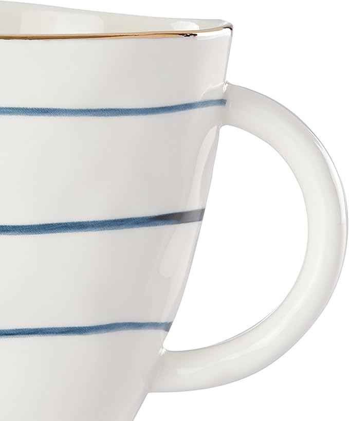 Lenox Blue Bay 4-Piece Dessert Mug Set, 2.75 LB