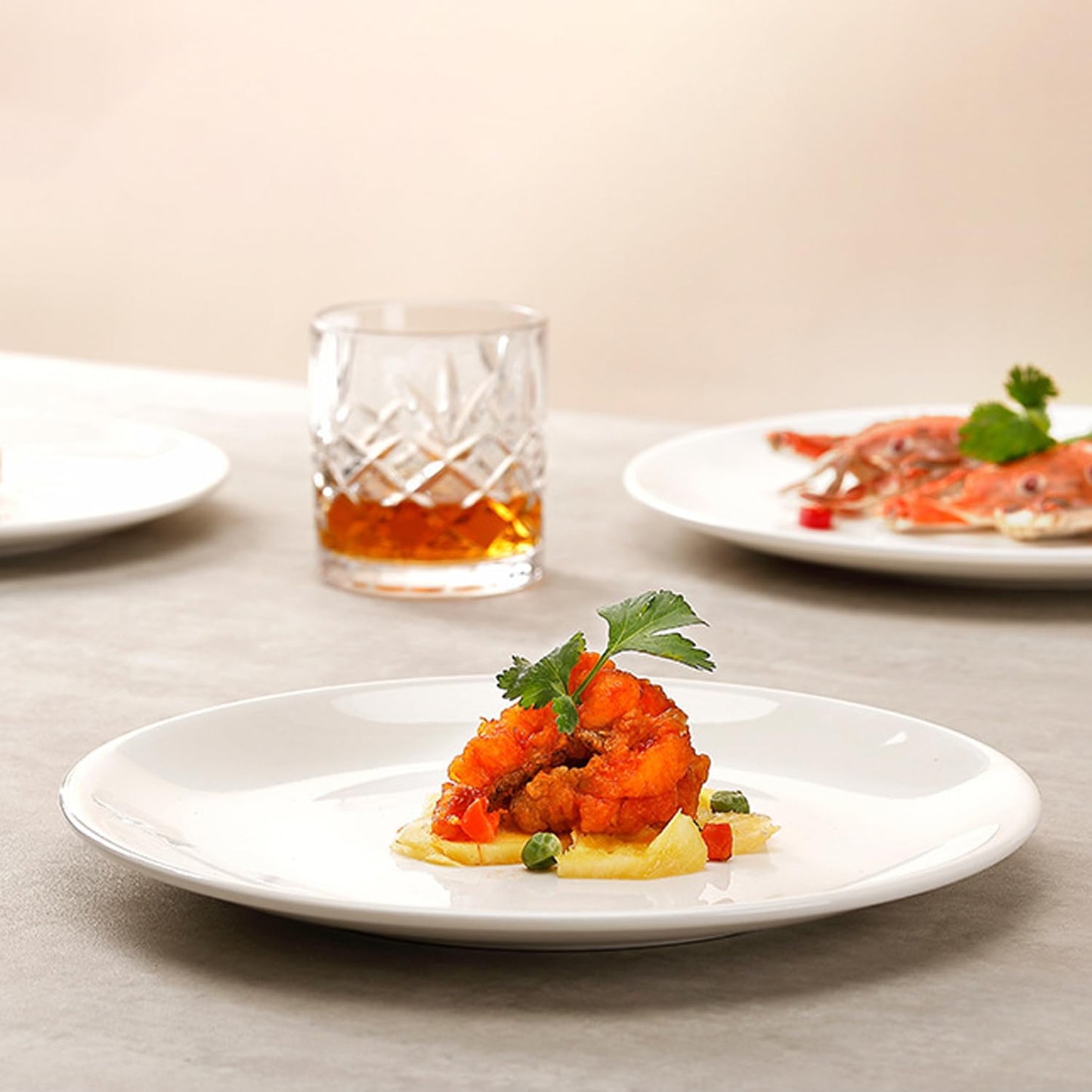 Melamine Plates 8Pcs Lightweight Unbreakable Plastic Dinner Dishes Plates Set Feeding Serving Camping Reusable and Dishwasher Safe (8 Inches)