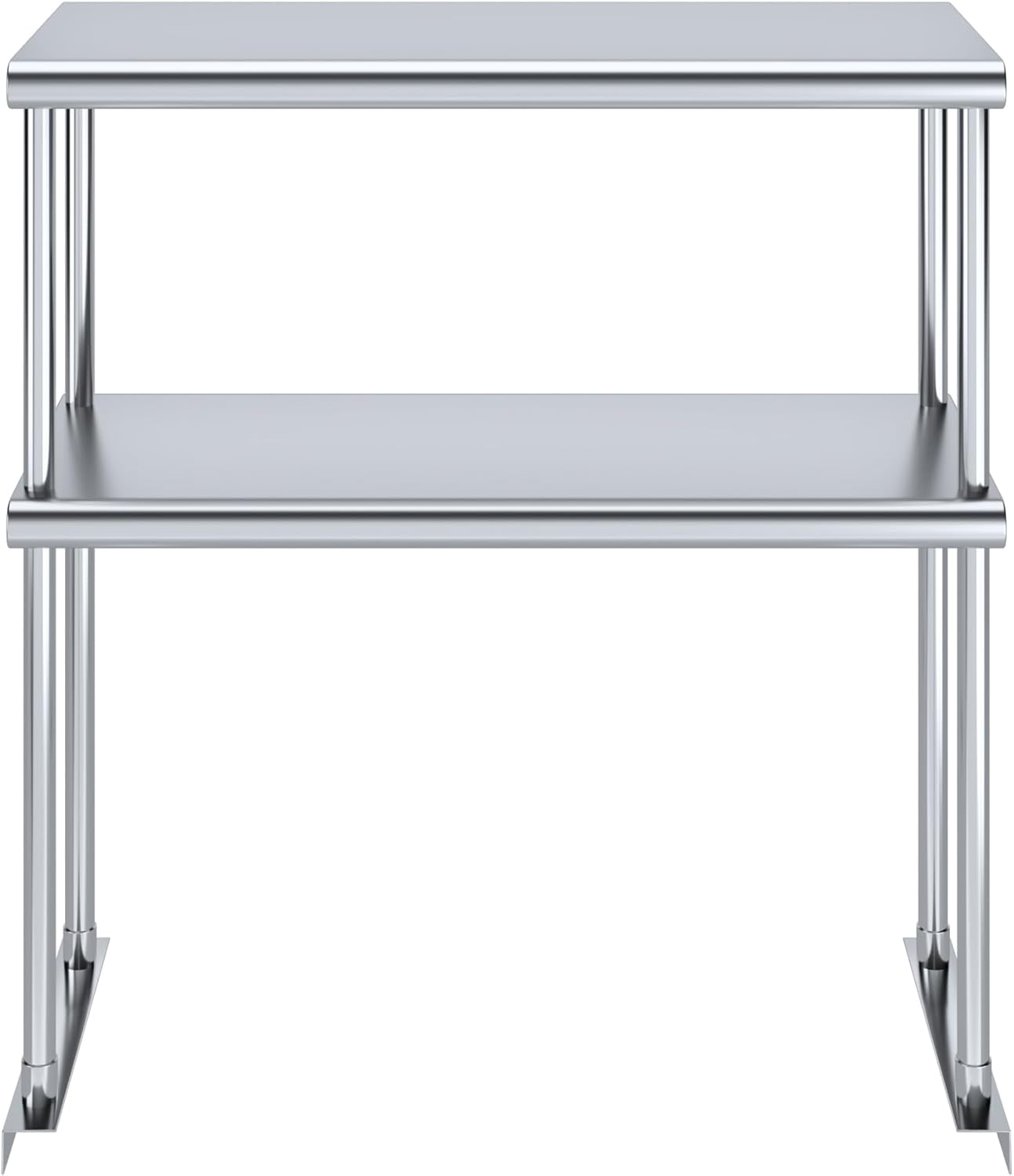 AmGood Double OverShelf Stainless Steel NSF - Many (30" Long x 12" Deep)