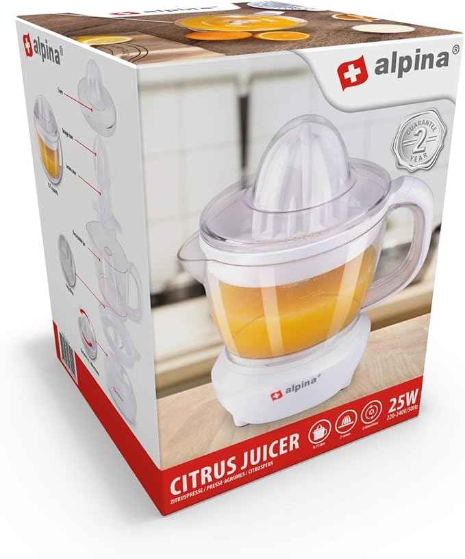 Alpina Electric Citrus Juicer, 700ml, 25W