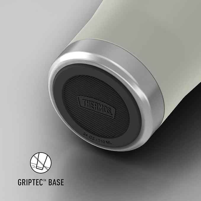 THERMOS ICON SERIES, Stainless Steel Tumbler with Slide Lock, 24 Ounce, River Rock