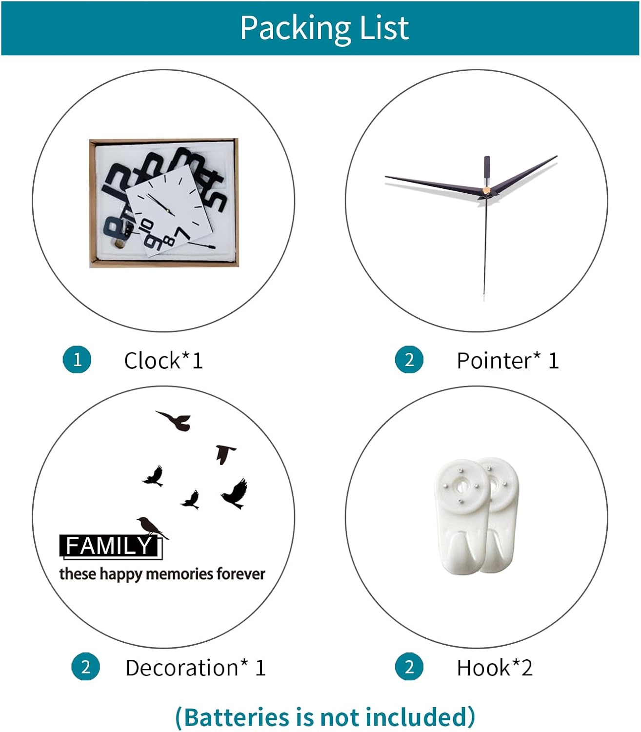 Decorative Wall Clock for Living Room Decor Large Modern Wall Clocks with Pendulum Battery Operated for Bedroom Office Kitchen Home Black Wood Silent Wall Clock Non Ticking 11.8 * 19.7"