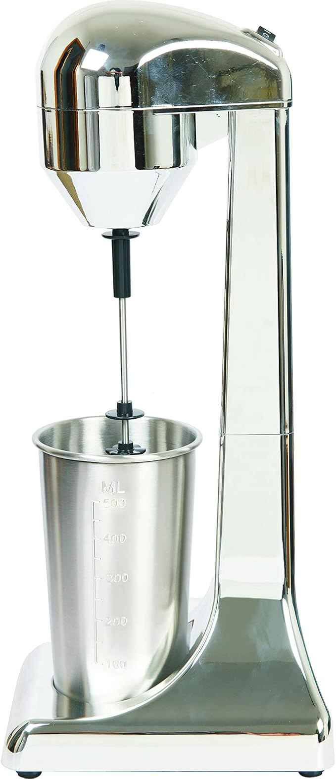 Electric Milkshake Maker, Ice Cream Mixer Machines, 110V Commercial Drink Smoothie Blender for Coffee Shops, Tea Stores to Making Fruit Tea, Coffee, Stirred Drinks (1 Head 500ml)