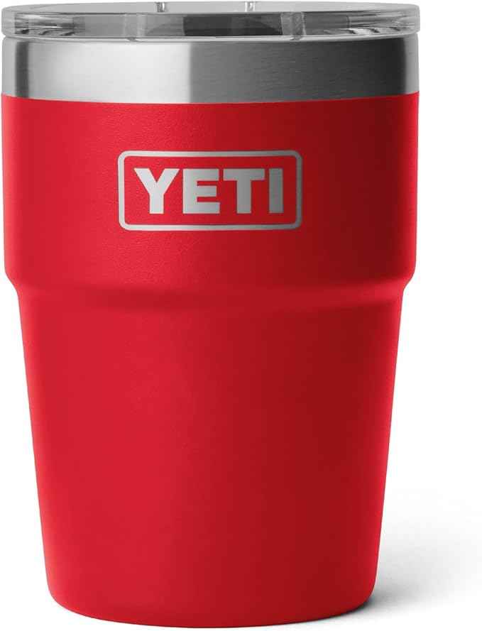YETI Rambler 16 oz Stackable Tumbler, Vacuum Insulated, Stainless Steel with MagSlider Lid | Stackable, Vacuum Insulated, MagSlider Lid, Stackable, Vacuum Insulated, MagSlider Lid