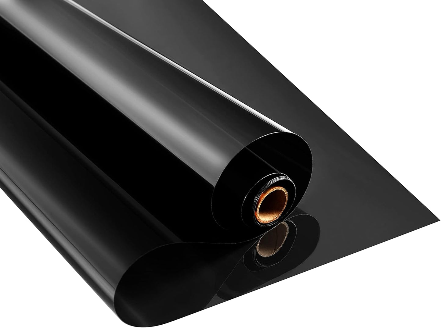 One Way Window Privacy Film with Tools, Heat Control Window Tint for Home, Explosion-Proof Premium PET Material Sun Blocking Anti UV Reflective Window Film, Cosmic Black,23.6 Inch x 6.5 Feet