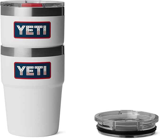 YETI Rambler 16 oz Stackable Tumbler, Vacuum Insulated, Stainless Steel with MagSlider Lid | Stackable, Vacuum Insulated, MagSlider Lid, Stackable, Vacuum Insulated, MagSlider Lid