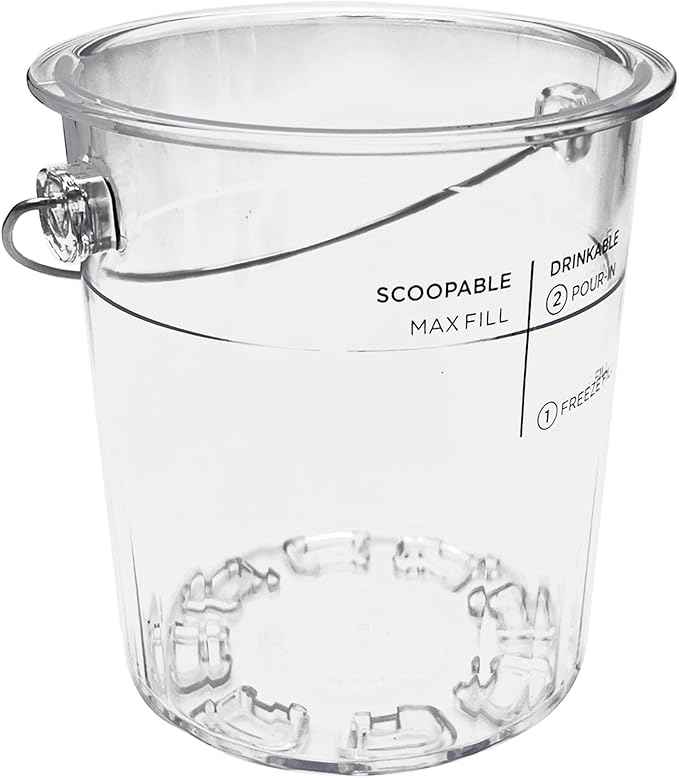 Replacement Paddle, Outer Bowl with Lid,2pcs Pint with Lid, compatible with Ninja Creami Ice Cream Maker: NC500, NC501, NC501H, NC501HBL and NC501HGN Series
