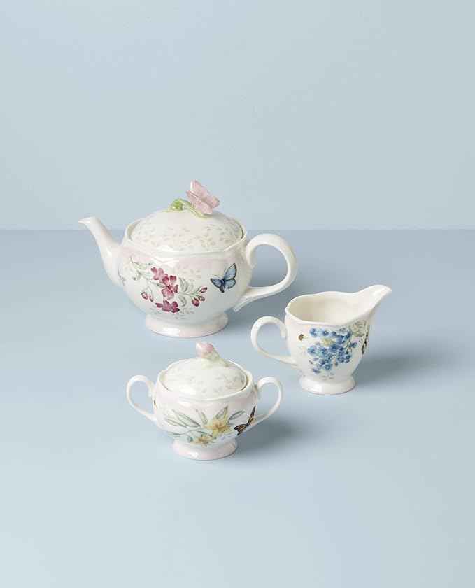 Lenox 897102 Butterfly Meadow Pink Ombre 5-Piece Tea Set