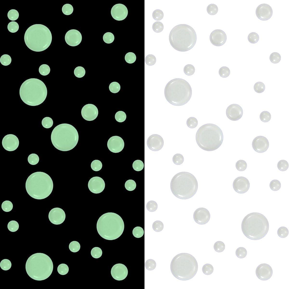 Realistic 3D Domed Glow in The Dark Stars,606 Dots for Starry Sky, Home Decor Stickers for Kids Bedding Room(606 Stars)