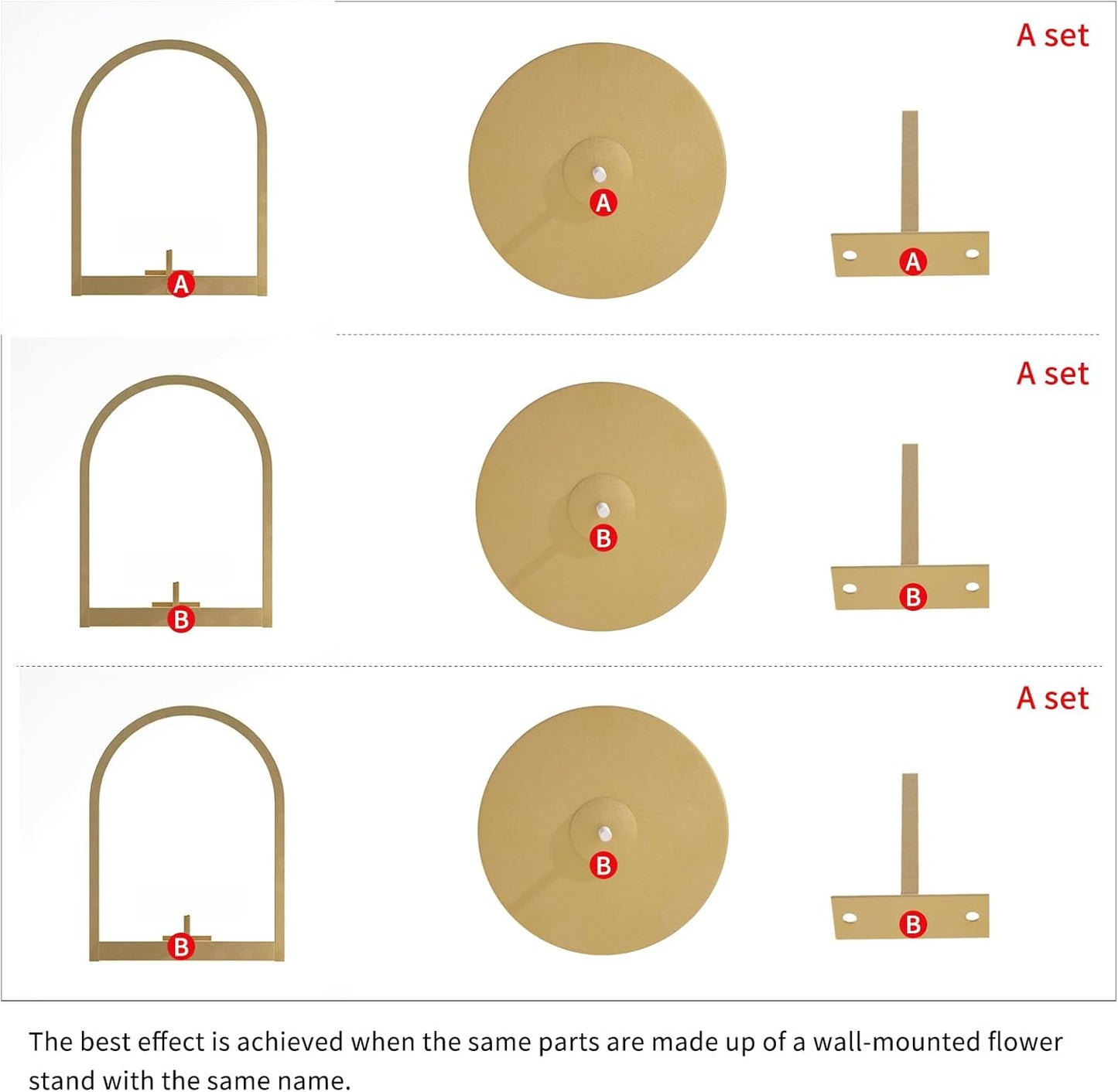 Wall Plant Holder, Wall Planter for Indoor Plants, Window Plant shelves for Multiple Plants Indoor Outdoor, Framed Plant Holder for Home Decor (2 Pack)
