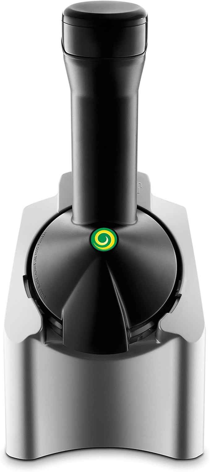 Yonanas Classic Frozen Fruit Soft Serve Maker for Healthy Vegan and Dairy-Free Treats,200W Silver Machine with 36 Recipes,BPA Free,Easy to Clean,Quick and Simple to Use,(Pack of 4)
