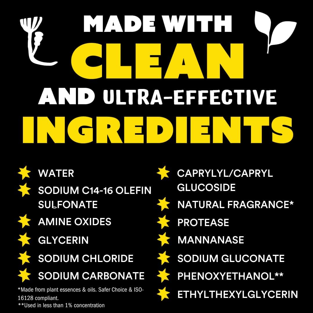 Molly's Suds Liquid Laundry Detergent | Clean Laundry Detergent Soap for Sensitive Skin | 2x Concentrated, High Efficiency (HE) | Lavender - 100 Loads