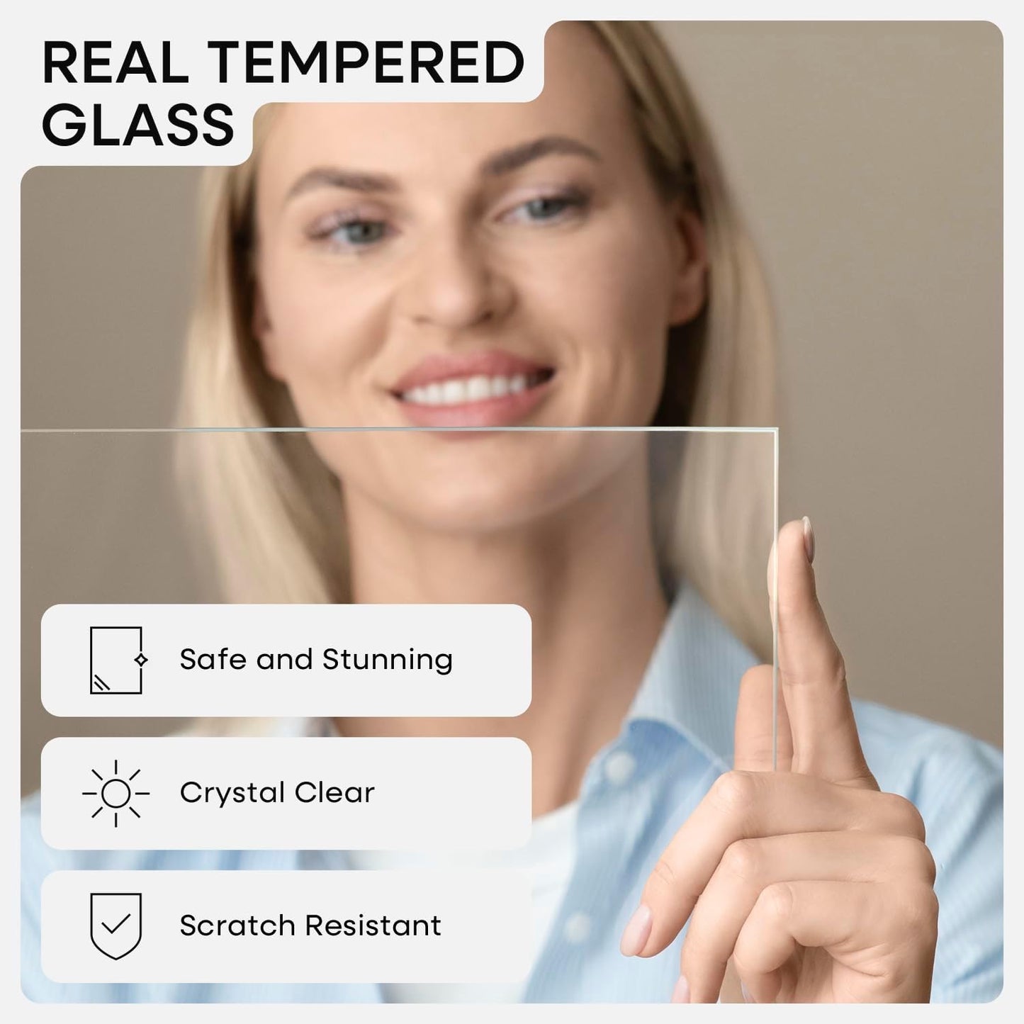 Homeforia A1 Poster Frame Natural Wood, High End Oak 23.4 x 33.1 Large Wooden Picture Frames Matted to 16.5 by 23.4 for Photo, A1 Size Light Wood Frames with Mat A2, Tempered Glass, Wall Kit, Set of 1