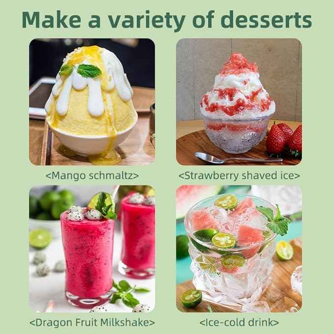 Ice Shaver Slushie Machine for Home