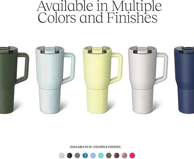 BrüMate Müv - 35oz 100% Leak Proof Insulated Coffee Mug with Handle & Lid - Stainless Steel Coffee Travel Mug - Double Walled Coffee Cup (Kiwi)