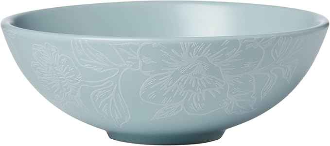 Oneida 897393 Roseto 12-Piece Dinnerware Set, French Blue