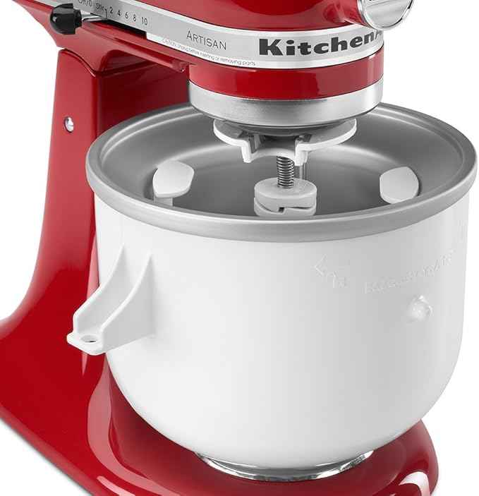 KitchenAid KAICA Ice Cream Maker Attachment (Renewed)
