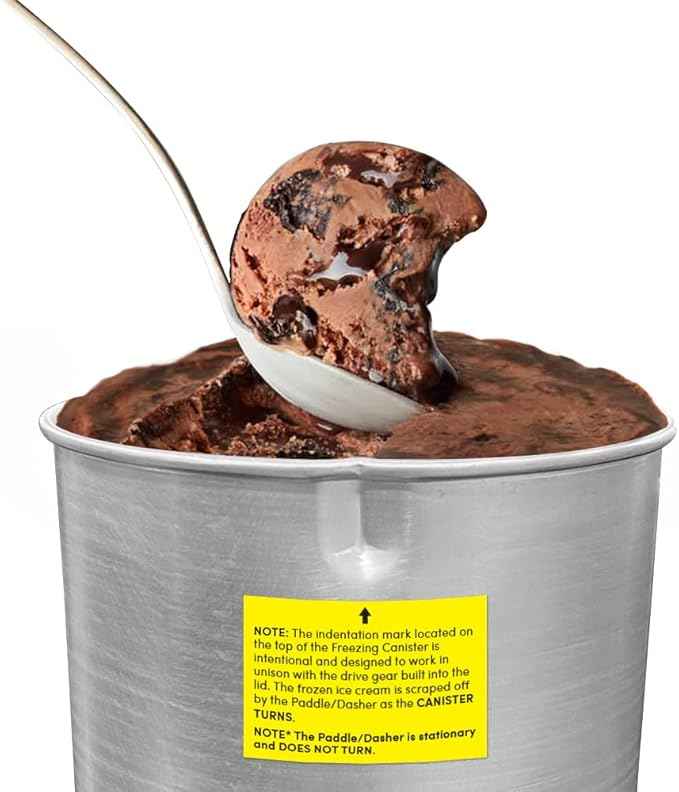 Elite Gourmet Old Fashioned 4 Quart Vintage Wood Bucket Electric Ice Cream Maker Machine Appalachian, *Bonus Classic Die-Cast Hand Crank for Churning, Uses Ice and Rock Salt Churns Ice Cream in Minute