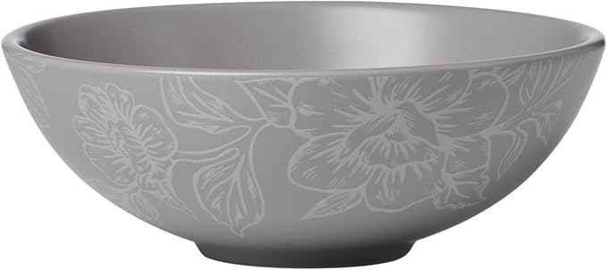 Oneida 897506 Roseto 12-Piece Dinnerware Set, Pumice, Grey