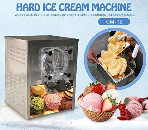 Kolice Commercial Desktop Hard ice Cream Machine, Counter top Hard ice Cream Maker, Ice Cream Machine, Snack Food Machine for Restaurant, Snack Bar, Ice Cream Shop