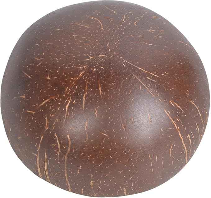 ChezMax Natural Coconut Bowl Mother of Pearl Inlaid Shell Bowls Key Bowl for Entryway Table Candy Container Nuts Holder Fruits & Dry Snack Storage Bowl Round Handcrafted Bowl for Decoration