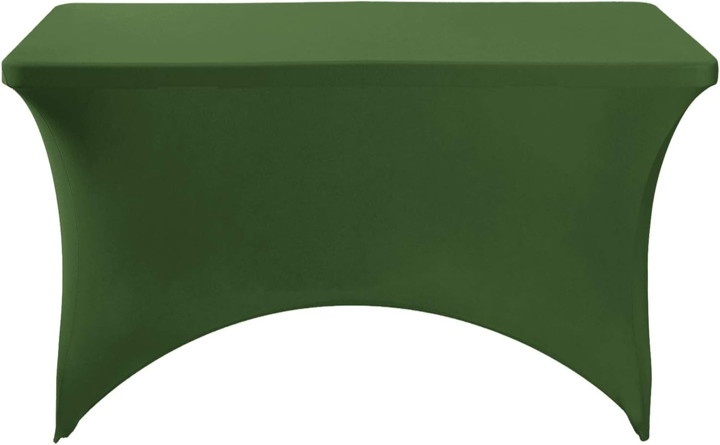 Spandex Table Cover for 4FT or 6ft or 8ft Table Universal Fitted Stretch Tablecloth for Party, Banquet, Wedding and Events-Willow