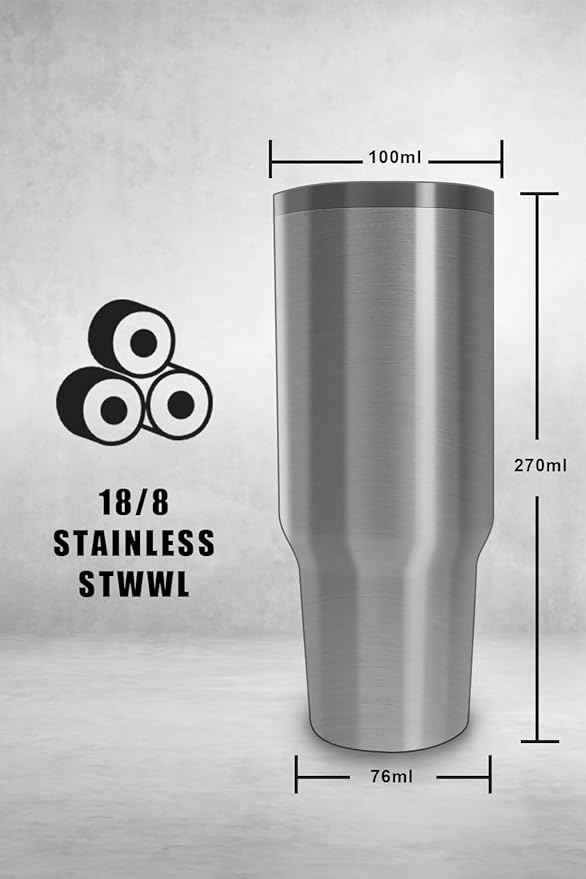 Tumbler with Handle & Straw 40 oz | Twist On 3-Way Lid | Cupholder Compatible for Travel | Insulated Stainless Steel Cup | BPA-Free |Tumbler with Lid and Straw for Water, Iced Tea or Coffee| black
