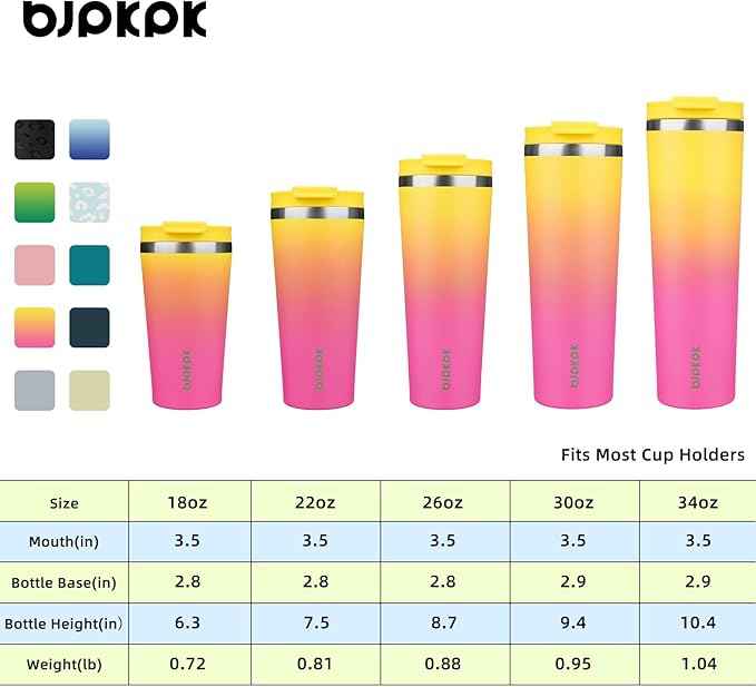 BJPKPK 30oz Stainless Steel Insulated Tumbler With lid And Straw Travel Coffee Thermal Tumblers Cup For Women And Men,Pink Yellow Rose
