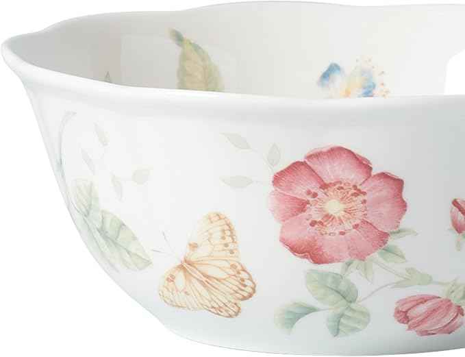 Lenox Butterfly Meadow Large All-Purpose Bowl Set, 4-Piece, Porcelain